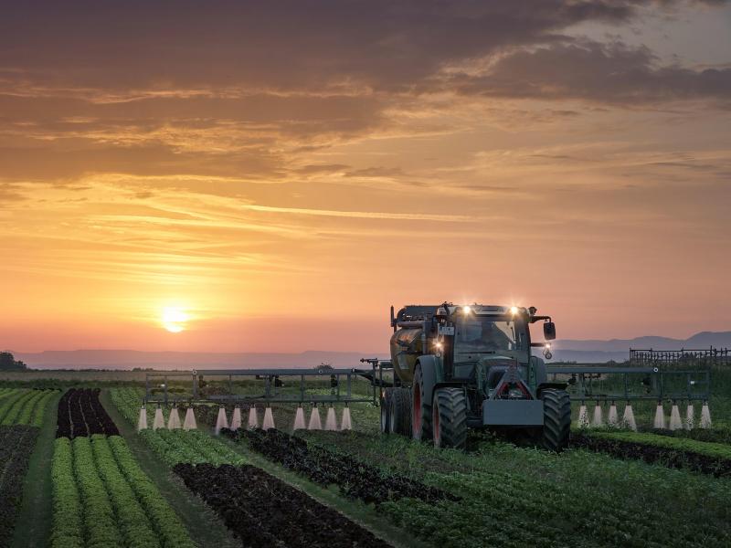 Marker der sprøjtes. Fotokreditering: Nordseher